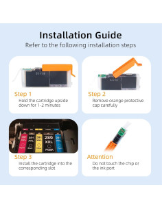 Cartuchos de tinta KIMPOK PGI-280XXL/CLI-281 XXL para Canon 2