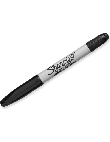 Marcadores Permanentes Sharpie Punta Doble Negro 4 Unidades
