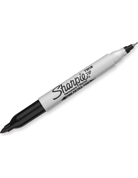 Marcadores Permanentes Sharpie Punta Doble Negro 4 Unidades