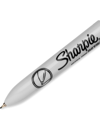 Marcadores Permanentes Retráctiles Sharpie Ultra Fina Negro 3 Unidades
