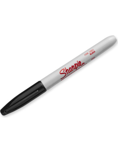Marcadores Permanentes Sharpie 13601 Punta Fina Negro Caja 12
