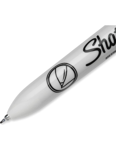 Marcadores Permanentes Retráctiles Sharpie Ultra Fina Negro 2 Unidades