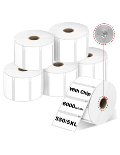 Etiquetas RGiNK 30334 con chip RFID para DYMO 550 - 6000 unidades