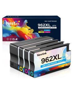 Cartuchos de Tinta HP 962XL Nestink Combo Pack 4 Piezas