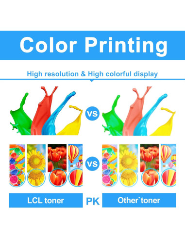 Cartuchos de tinta LCL 962XL Cian Magenta Amarillo para HP