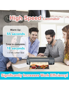 Laminadora Térmica SINCHI F3410 33 cm 3-10 Mil 4 Rodillos 2