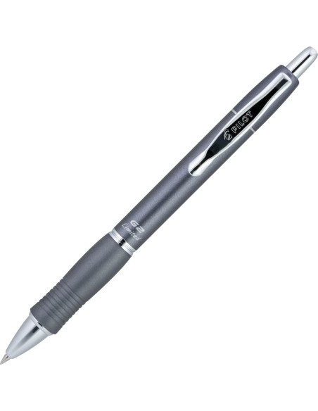 Bolígrafo de Gel Pilot G2 Limitado Metal 0.7mm Tinta Negra