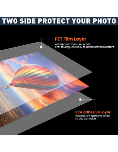 Fundas Térmicas para Laminado CAREGY 330 Hojas 3 Mil 22.86x29.21 cm