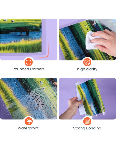 Fundas Térmicas para Laminado CAREGY 330 Hojas 3 Mil 22.86x29.21 cm