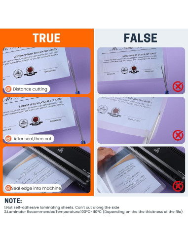 Fundas Térmicas para Laminado CAREGY 330 Hojas 3 Mil 22.86x29.21 cm