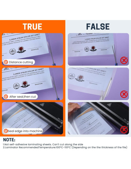 Fundas Térmicas para Laminado CAREGY 330 Hojas 3 Mil 22.86x29.21 cm