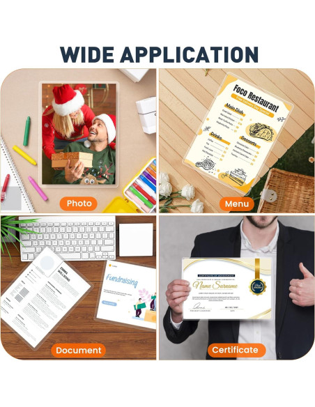 Fundas Térmicas para Laminado CAREGY 330 Hojas 3 Mil 22.86x29.21 cm