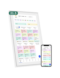 Calendario Digital Inteligente 21.5" Herncptar Blanco 1920x1080