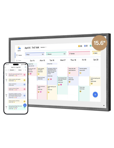 Calendario Digital Dragon Touch 15.6" FHD Táctil Interactivo