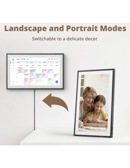 Calendario Digital Dragon Touch 15.6" FHD Táctil Interactivo