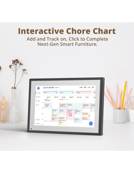 Calendario Digital Dragon Touch 10.1" Pantalla Táctil Interactiva