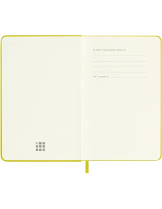 Cuaderno Moleskine Tapa Dura Pocket Rayado Amarillo 192 Páginas 2