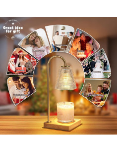 Lámpara Calentadora de Velas Hong-in con Temporizador y 4 Brillos 2