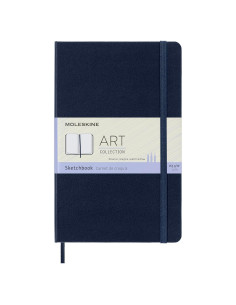 Cuaderno de Bocetos Moleskine Art Grande Azul Zafiro 104 Páginas