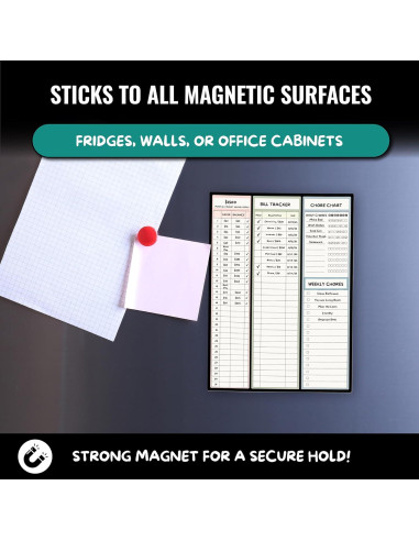 Planificador Magnético de Presupuesto Sunsella 25.4x35.6 cm