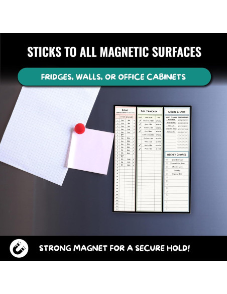 Planificador Magnético de Presupuesto Sunsella 25.4x35.6 cm