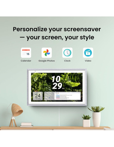 Calendario Digital ApoloSign 15.6" Pantalla Táctil HD Madera Gris