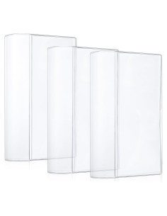 Cubiertas de libro A6 Betinyar 3PCS PVC Transparente
