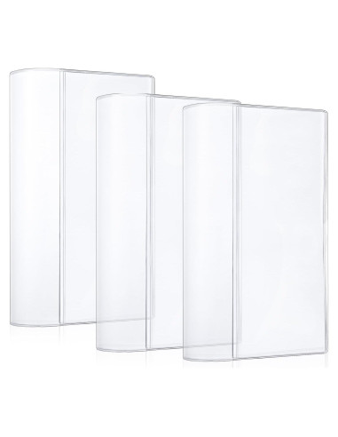 Cubiertas de libro A6 Betinyar 3PCS PVC Transparente