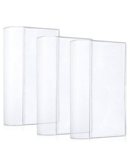 Cubiertas de libro A6 Betinyar 3PCS PVC Transparente