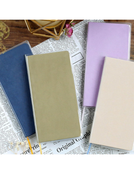 Cubiertas de libro A6 Betinyar 3PCS PVC Transparente