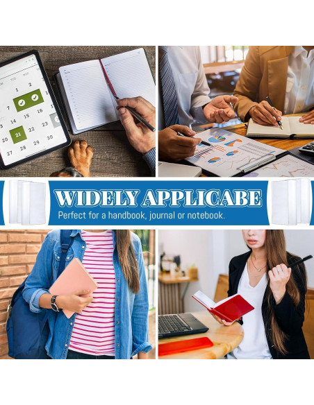 Cubiertas de libro A6 Betinyar 3PCS PVC Transparente