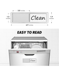 Imán Lavavajillas Cimkiz Limpio Sucio 17.78x5.08cm 2