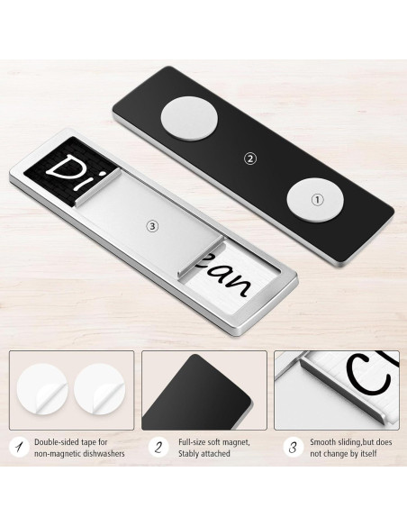 Imán Lavavajillas Cimkiz Limpio Sucio 17.78x5.08cm