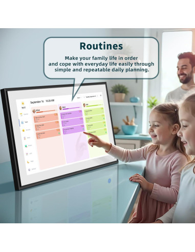 Calendario Digital WiFi Canupdog 21.5" Pantalla Táctil HD