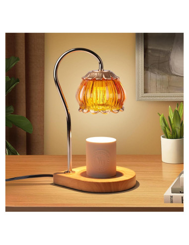 Lámpara Calentadora de Velas Gr8Gardens Naranja Regulable 50W