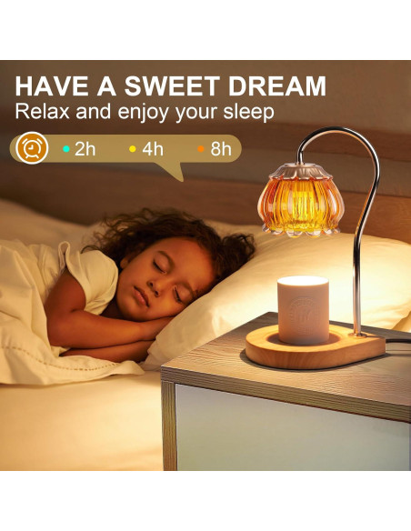 Lámpara Calentadora de Velas Gr8Gardens Naranja Regulable 50W