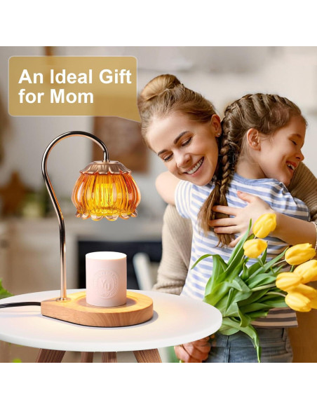 Lámpara Calentadora de Velas Gr8Gardens Naranja Regulable 50W