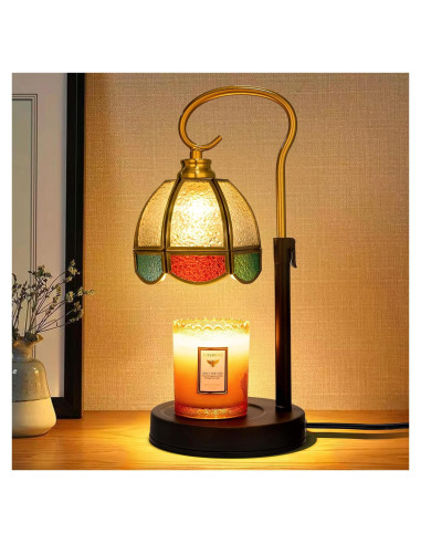 Lámpara Calentadora de Velas LAYUKI Regulable 30 cm con Temporizador