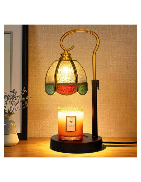 Lámpara Calentadora de Velas LAYUKI Regulable 30 cm con Temporizador