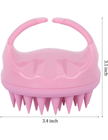 Cepillo de Champú Exfoliante BTYMS Multicolor 3 Pcs