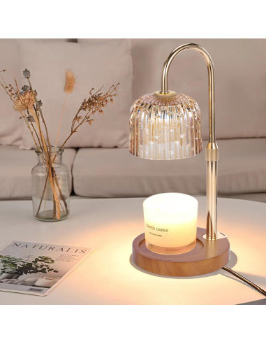 2 Pack Luz Calentador de Velas Eléctrico Qinsar 50W Dimmable