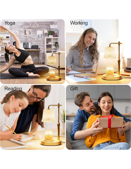 Lámpara Calentadora de Velas muyeziwo con Temporizador 32cm