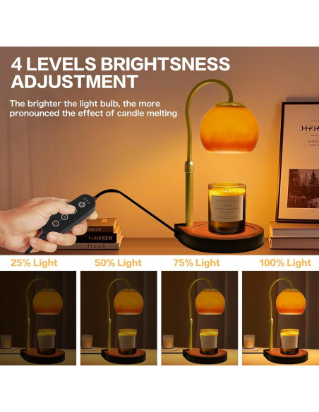 Lámpara Calentadora de Velas DALUXshop Ajustable 30cm