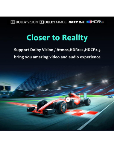 Interruptor HDMI 8K SkycropHD 4 en 1 Automático 48Gbps