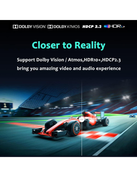 Interruptor HDMI 8K SkycropHD 4 en 1 Automático 48Gbps