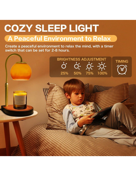 Lámpara Calentadora de Velas DALUXshop Ajustable 30cm