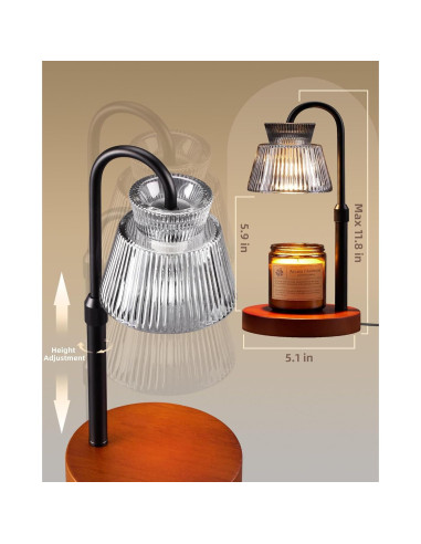 Lámpara Calentadora de Velas Lisunar CWL-G002 50W Regulable