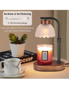 Lámpara Calentadora de Velas Copinpin 7W Regulable Gris 2