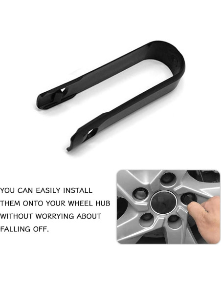 Cubiertas de Tuercas de Rueda KUQUTIDY 21mm Antirrobo 20PCS