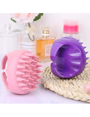 Cepillo de Champú Exfoliante BTYMS Multicolor 3 Pcs